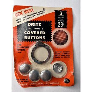 Dritz Covered Buttons Size 36 #500 No Tool DIY Reusable